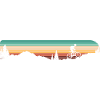 Sunset Mountain Bike Silhouette