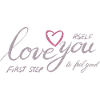 Love Yourself Heart Motif