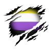 Non Binary Pride at heart