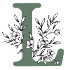 Letter first name "L" khaki