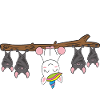 Be Different Fledermuas Einhorn