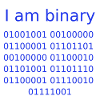 I am binary (Blue)