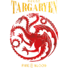 Game Of Thrones House Targaryen Fire & Blood