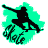 Patineur patinage skateboard, skate sk8