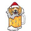 Bière Beagle Bu Hiver Noël