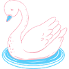 Trans Pride Swan