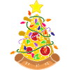 Pizza Christmas Tree Lights