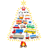Vehicles Christmas Tree cars