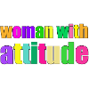 femme avec design d’attitude