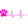 Heartbeat Paw Dog
