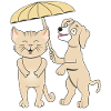 CAT DOG UMBRELLA