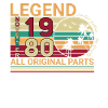 Geschenkidee Legende 1980 November