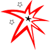 Stars, fireworks, shooting star