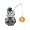 Bitcoin Moon Fishing Crypto Cryptocurrency