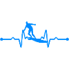 Surfer Herzschlag Heartbeat
