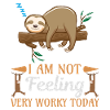 Cool hipster T-shirt with sloth