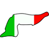 Circuit d’Imola avec drapeau
