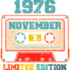Vintage November 1976 Cassette Tape 45th Birthday