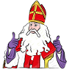 Sinterklaas thumbs up zwartepiet
