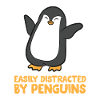 Penguin Easily Distracted By Penguins