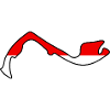 Monaco circuit with flag