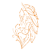 Lion's head lineart