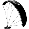 Parapente au soleil