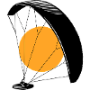 Paragliding in the sun