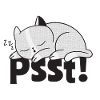 Psst! Lazy cat is sleeping