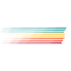 Rainbow Stripes Run Silhouette