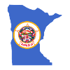 Minnesota USA State Minnesota Flag Map