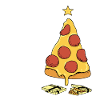 weihnachten Pizza weihnachtsmann geschenk