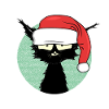 Pyjama chaton de Noël