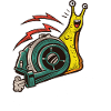 Snail Funny Turbo Boost Racing Pshh