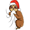 Faultier Weihnachten