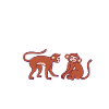 Affe Affen Monkey Geschenk