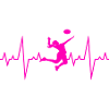 Volleyball Heartbeat Sports