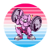 Rabbit Bodybuilder Design