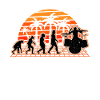 Schlagzeug Evolution Sunset Drummer Schlagzeuger