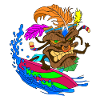 Tiki Maske TIKI Surfer