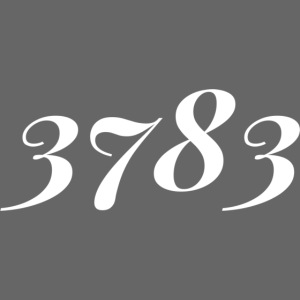 3783 Scritta bianca