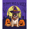 Happy Halloween Pug Design