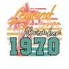 Légende Novembre 1970 Retro Palm