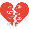 broken heart-repaired heart