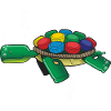 turtle and plastic