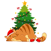 Merry Christmas Cat