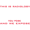 Radiology dancing skeletons on cardiogram