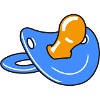 Pacifier blue