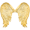 Golden Angel Wings Wing Fluegel