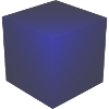 3d cube blue